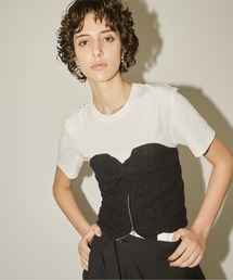 CITY TOKYO | 【CITY TOKYO/シティートウキョウ】Bustier Combination Tops/ビスチェコンビネーショントップス(Tシャツ/カットソー)