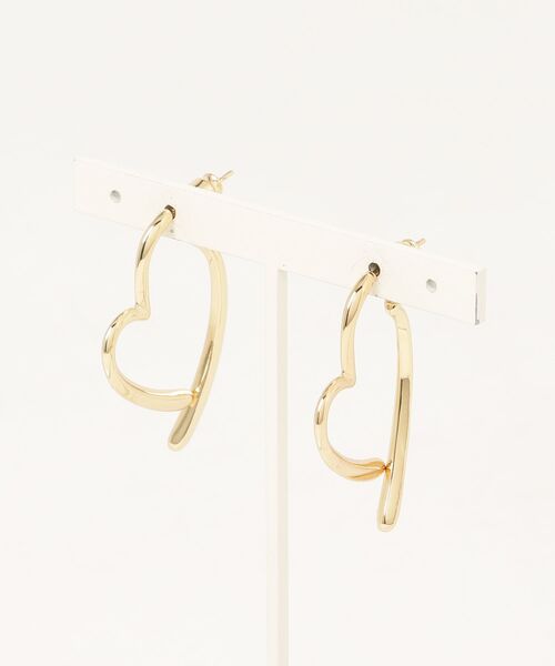tunee(チュニー)の「ドロップハートペアピアス/両耳用/レディース(SK)(ピアス(両耳用)・レディース・シルバー/ゴールド・FREE)」の7枚目の写真