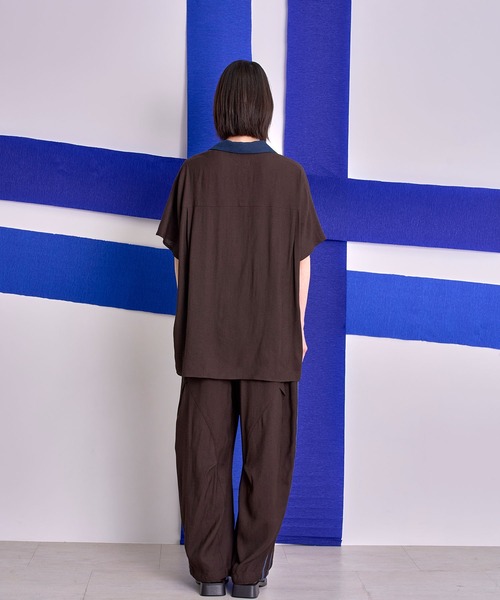 Nora Lily(ノラリリー)の「【Nora Lily】Retro Line Track Barrel Pants(その他パンツ・メンズ・サックスブルー/チャコールグレー/グレー・FREE)」の18枚目の写真