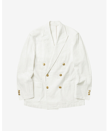 sortie（ソルティ）の「6B Linen Washed Double Jacket (Ivory)（テーラードジャケット）」
