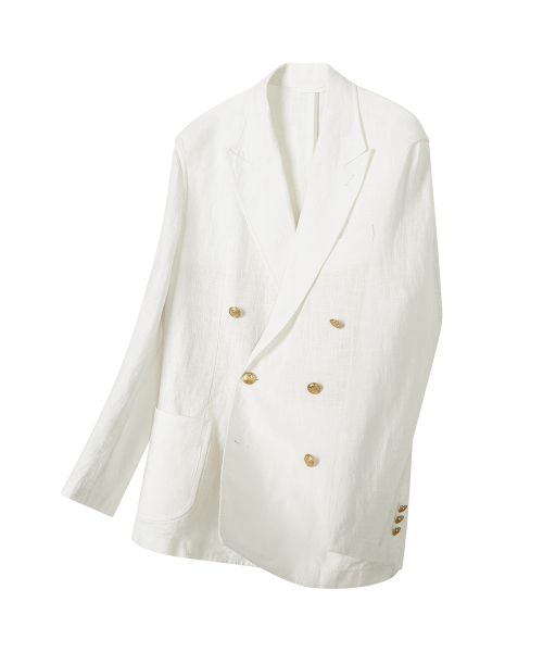 sortie(ソルティ)の「6B Linen Washed Double Jacket (Ivory)(テーラードジャケット・メンズ・その他・X-LARGE/LARGE/MEDIUM)」の7枚目の写真