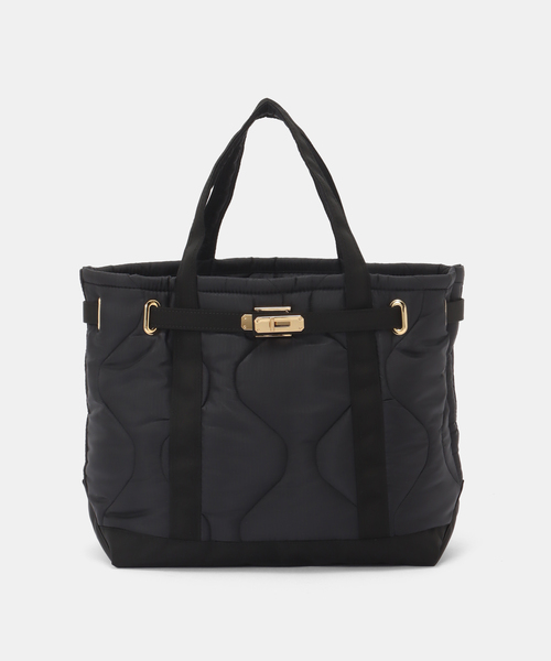 Spick & Span(スピックアンドスパン)の「《一部店舗+WEB限定》SITA PARANTICA/シータパランティカ キルティングナイロントート(トートバッグ・レディース・カーキ/ブラック/ブラウン・FREE)」の8枚目の写真