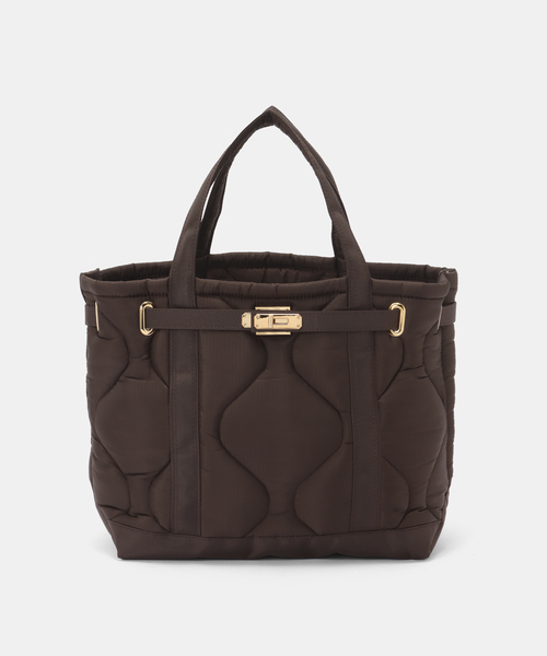 Spick & Span(スピックアンドスパン)の「《一部店舗+WEB限定》SITA PARANTICA/シータパランティカ キルティングナイロントート(トートバッグ・レディース・カーキ/ブラック/ブラウン・FREE)」の19枚目の写真