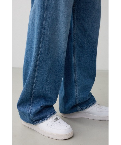 AZUL by moussy（アズールバイマウジー）の「AZUL DENIM ワイド（デニムパンツ・メンズ・ブラック/ブルー・SMALL/MEDIUM/LARGE）」の22枚目の写真