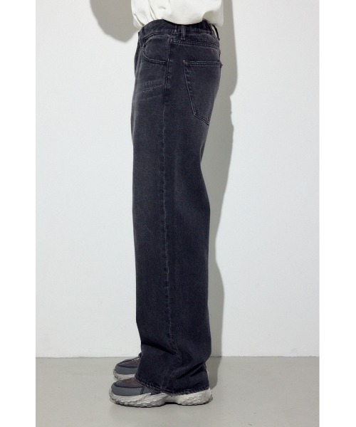 AZUL by moussy（アズールバイマウジー）の「AZUL DENIM ワイド（デニムパンツ・メンズ・ブラック/ブルー・SMALL/MEDIUM/LARGE）」の6枚目の写真