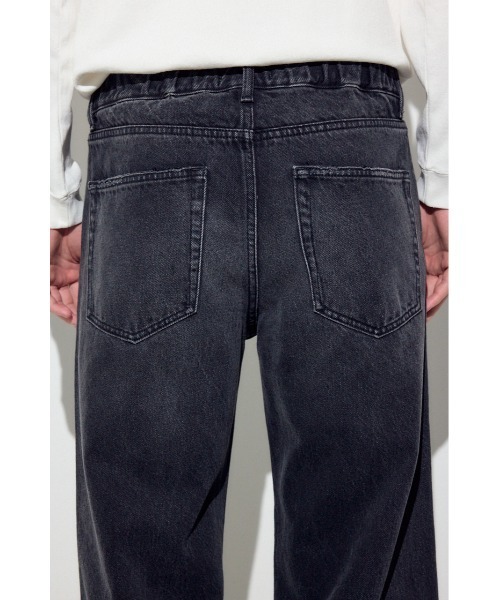 AZUL by moussy（アズールバイマウジー）の「AZUL DENIM ワイド（デニムパンツ・メンズ・ブラック/ブルー・SMALL/MEDIUM/LARGE）」の9枚目の写真