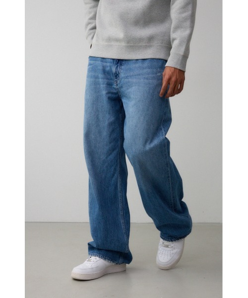 AZUL by moussy（アズールバイマウジー）の「AZUL DENIM ワイド（デニムパンツ・メンズ・ブラック/ブルー・SMALL/MEDIUM/LARGE）」の12枚目の写真