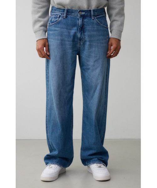 AZUL by moussy（アズールバイマウジー）の「AZUL DENIM ワイド（デニムパンツ・メンズ・ブラック/ブルー・SMALL/MEDIUM/LARGE）」の15枚目の写真