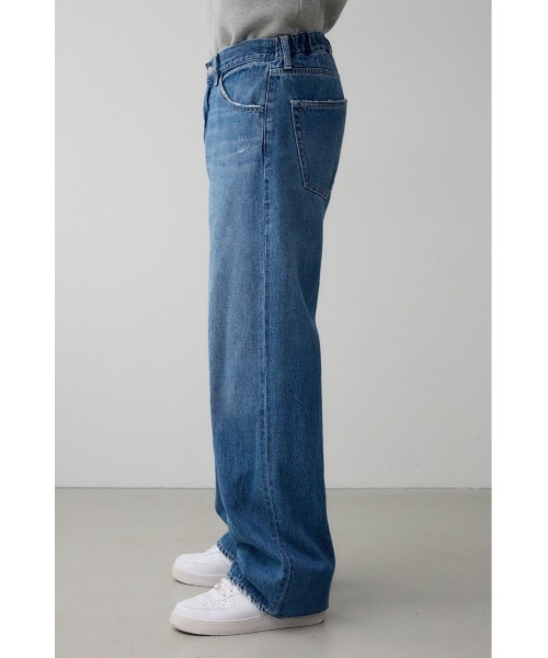 AZUL by moussy（アズールバイマウジー）の「AZUL DENIM ワイド（デニムパンツ・メンズ・ブラック/ブルー・SMALL/MEDIUM/LARGE）」の16枚目の写真