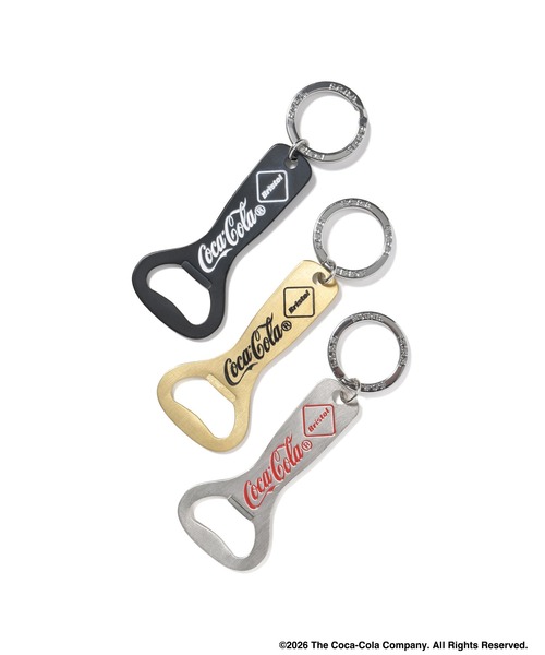 F.C.Real Bristol(エフシーレアルブリストル)の「Coca-Cola BOTTLE OPENER KEYRING(キーホルダー・メンズ・シルバー/ブラック/ゴールド・FREE)」の4枚目の写真