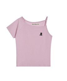 UNBALANCED KNIT TOP - PINK