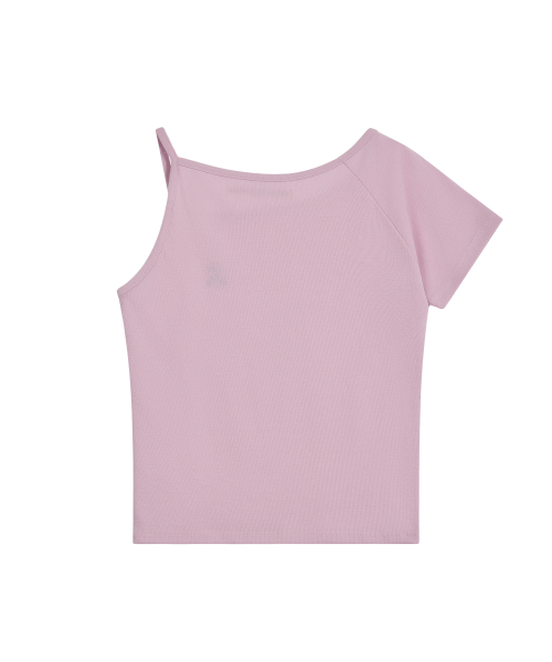 Rest&Recreation(レストアンドレクリエーション)の「UNBALANCED KNIT TOP - PINK(Tシャツ/カットソー・レディース・その他・ONE)」の2枚目の写真