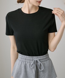クルーネック 無地 ベーシック 半袖 Tシャツ