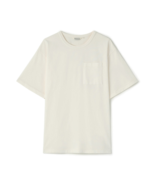 RISE&BELOW(ライズアンドビロー)の「ガーメントダイ エブリデイ コットンTシャツ オートミール(リラックスフィット)(Tシャツ/カットソー・メンズ・その他・MEDIUM/LARGE/X-LARGE/XX-LARGE)」の1枚目の写真