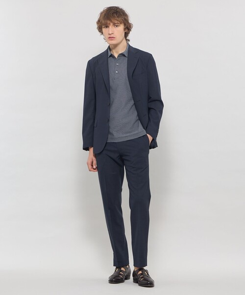 MACKINTOSH LONDON(マッキントッシュ ロンドン)の「【LEON掲載】【BREASY JACKET】super light weight セットアップジャケット(テーラードジャケット・メンズ・ネイビー/ベージュ系その他2・40/36/38)」の3枚目の写真