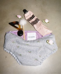 musubore（ムスボレ）の「floral tighty pouch / パンツポーチ（ポーチ）」