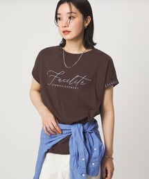 【WEB限定】<at ease>エンブロイダリー カットソー