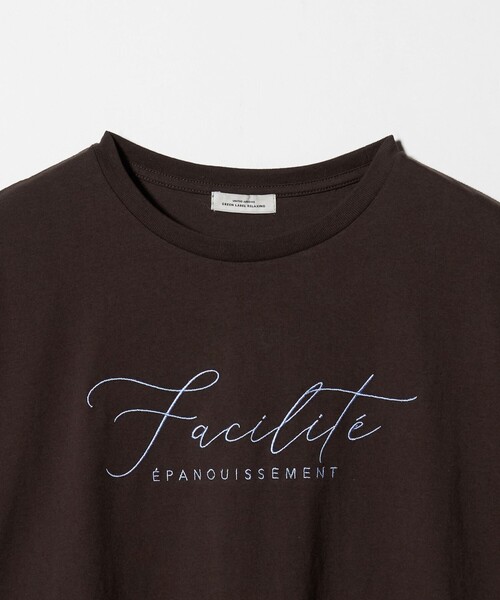 green label relaxing（グリーンレーベルリラクシング）の「【WEB限定】＜at ease＞エンブロイダリー カットソー（Tシャツ/カットソー・レディース・ダークブラウン/ライトピンク/ホワイト・FREE）」の15枚目の写真