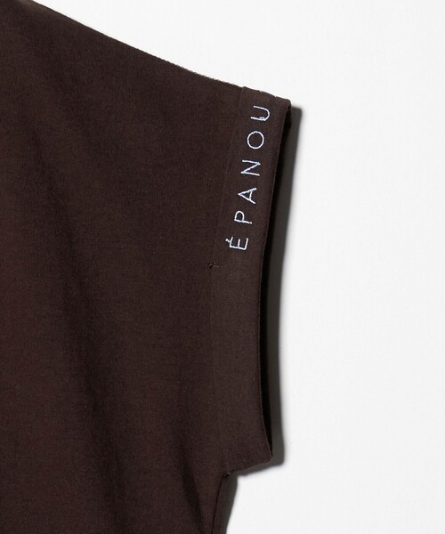 green label relaxing（グリーンレーベルリラクシング）の「【WEB限定】＜at ease＞エンブロイダリー カットソー（Tシャツ/カットソー・レディース・ダークブラウン/ライトピンク/ホワイト・FREE）」の16枚目の写真
