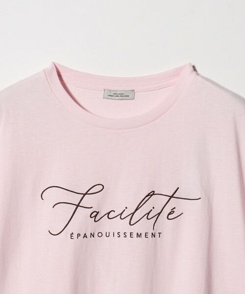 green label relaxing（グリーンレーベルリラクシング）の「【WEB限定】＜at ease＞エンブロイダリー カットソー（Tシャツ/カットソー・レディース・ダークブラウン/ライトピンク/ホワイト・FREE）」の22枚目の写真