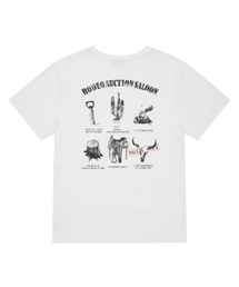 Rodeo Saloon Half Top (White)