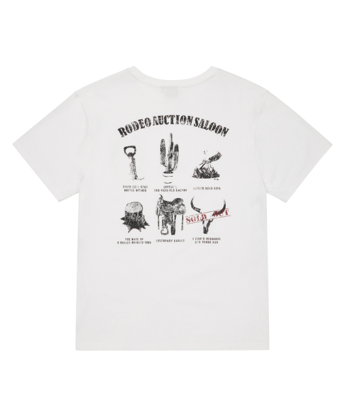 AAKAM(アーカム)の「Rodeo Saloon Half Top (White)(Tシャツ/カットソー・レディース・その他・1/2/3)」の1枚目の写真