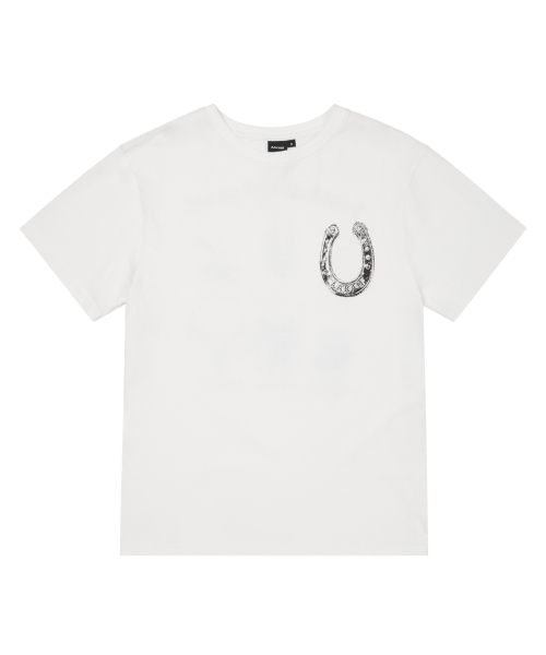 AAKAM(アーカム)の「Rodeo Saloon Half Top (White)(Tシャツ/カットソー・レディース・その他・1/2/3)」の2枚目の写真