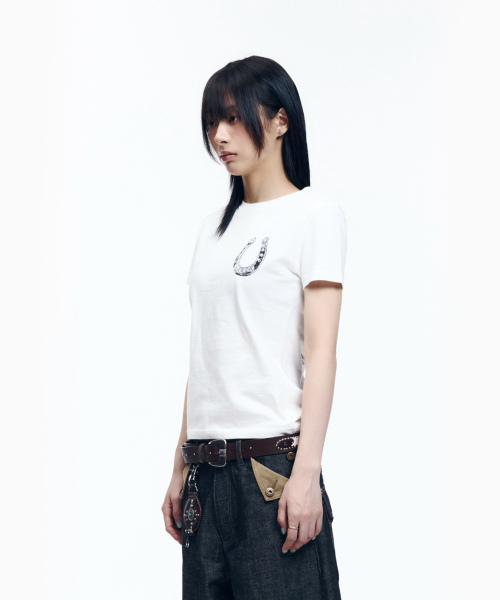 AAKAM(アーカム)の「Rodeo Saloon Half Top (White)(Tシャツ/カットソー・レディース・その他・1/2/3)」の5枚目の写真