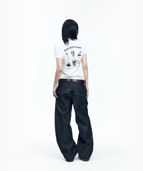 AAKAM(アーカム)の「Rodeo Saloon Half Top (White)(Tシャツ/カットソー・レディース・その他・1/2/3)」の13枚目の写真