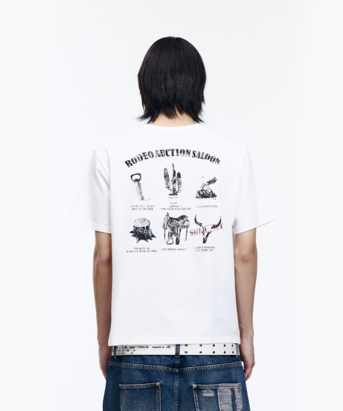 AAKAM(アーカム)の「Rodeo Saloon Half Top (White)(Tシャツ/カットソー・レディース・その他・1/2/3)」の18枚目の写真