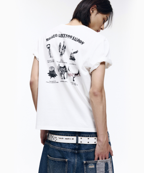 AAKAM(アーカム)の「Rodeo Saloon Half Top (White)(Tシャツ/カットソー・レディース・その他・1/2/3)」の7枚目の写真