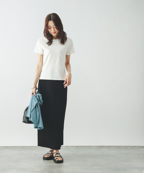 GLOBAL WORK(グローバルワーク)の「Fffit エフィット/汗染み軽減クルー/665852(Tシャツ/カットソー・レディース・ブラック/ダークブラウン/モカ/ホワイト系その他2・MEDIUM/SMALL/LARGE/X-LARGE)」の6枚目の写真