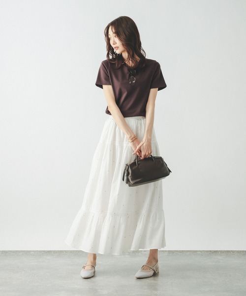 GLOBAL WORK(グローバルワーク)の「Fffit エフィット/汗染み軽減クルー/665852(Tシャツ/カットソー・レディース・ブラック/ダークブラウン/モカ/ホワイト系その他2・MEDIUM/SMALL/LARGE/X-LARGE)」の15枚目の写真