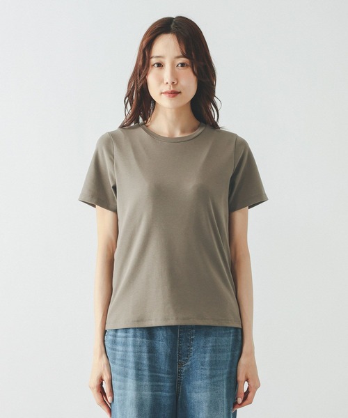 GLOBAL WORK(グローバルワーク)の「Fffit エフィット/汗染み軽減クルー/665852(Tシャツ/カットソー・レディース・ブラック/ダークブラウン/モカ/ホワイト系その他2・MEDIUM/SMALL/LARGE/X-LARGE)」の22枚目の写真