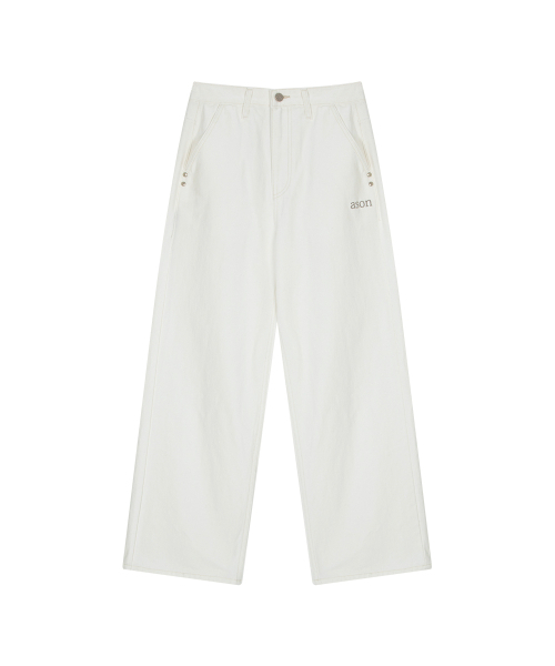 ASON（アズオン）の「SMOG WIDE PANTS / CREAM（その他パンツ・レディース・その他・MEDIUM/SMALL/LARGE）」の2枚目の写真