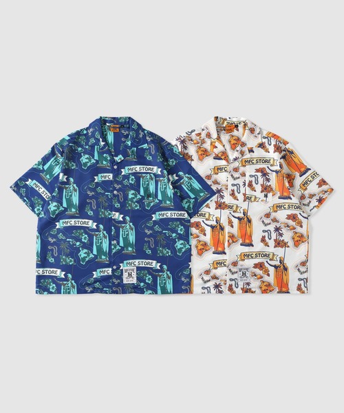 MFC STORE(エムエフシーストア)の「MFC STORE ORIGINAL MS HAWAIIAN S/S SHIRT(シャツ/ブラウス・メンズ・ホワイト系その他/ブルー系その他・S/M/L/XL/XXL)」の3枚目の写真