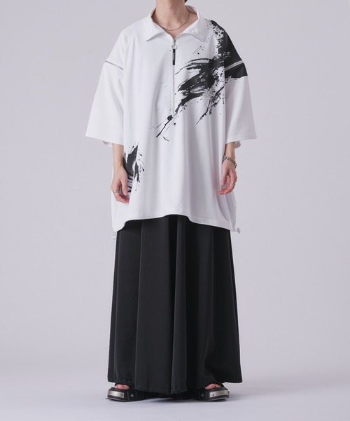 狐独(コドク)の「スーパーワイドハカマスラックス(その他パンツ・メンズ・ブラック/ブルーグレー・LARGE/MEDIUM/SMALL)」の14枚目の写真
