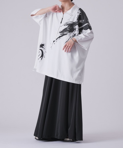 狐独(コドク)の「スーパーワイドハカマスラックス(その他パンツ・メンズ・ブラック/ブルーグレー・LARGE/MEDIUM/SMALL)」の15枚目の写真