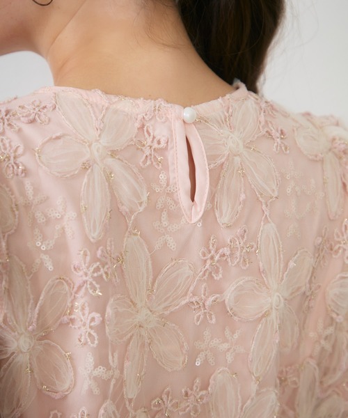 Lunea(ルネア)の「フラワーチュールボリュームブラウス / flower tulle volume blouse(シャツ/ブラウス・レディース・ピンク/グリーン/ホワイト・FREE)」の17枚目の写真