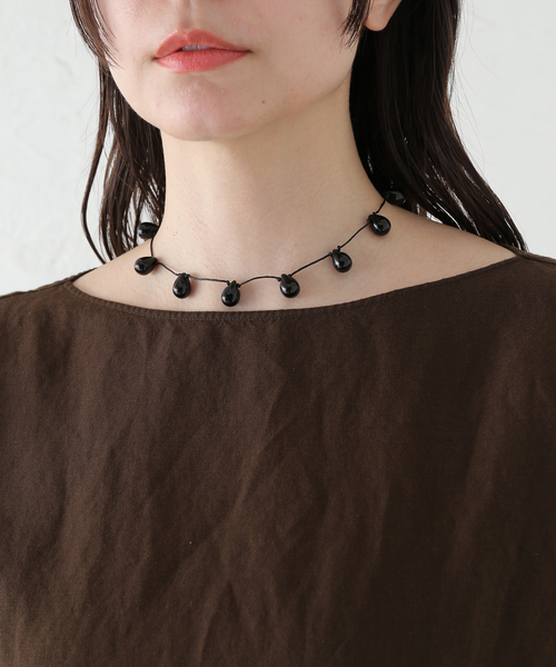 FRAMeWORK(フレームワーク)の「sisi joia/シシジョイア NOUE NECKLACE(ネックレス・レディース・ブラック/ブラウン・FREE)」の9枚目の写真