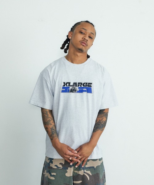 XLARGE(エクストララージ)の「XLARGE LA S/S TEE(Tシャツ/カットソー・メンズ・アッシュ/ホワイト/ブラック・XL/L/M/S)」の1枚目の写真