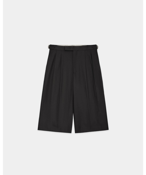 markaware(マーカウェア)の「TWO TUCK CROPPED TROUSERS(チノパンツ・メンズ・ブラック/ベージュ・1/2)」の6枚目の写真