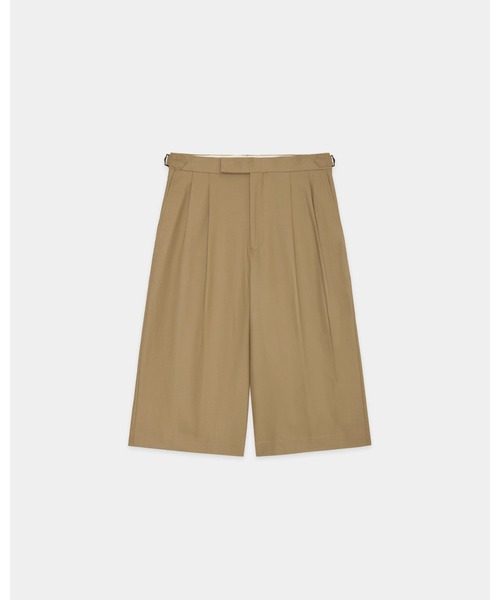 markaware(マーカウェア)の「TWO TUCK CROPPED TROUSERS(チノパンツ・メンズ・ブラック/ベージュ・1/2)」の8枚目の写真