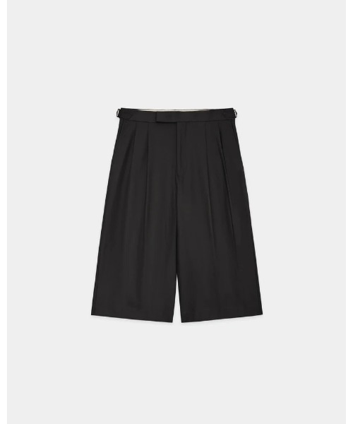 markaware(マーカウェア)の「TWO TUCK CROPPED TROUSERS(チノパンツ・メンズ・ブラック/ベージュ・1/2)」の12枚目の写真
