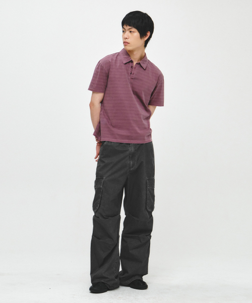 INTEMPOMOOD（インテンポムード）の「リコンフェイドカーゴパンツ_チャコール（その他パンツ・メンズ・チャコール・MEDIUM/LARGE/X-LARGE）」の11枚目の写真