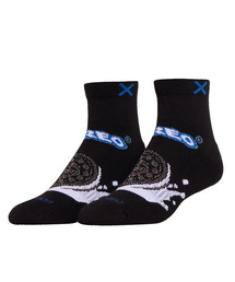 ODD SOX（オッドソックス）の「ODD SOX Oreo Black Quarter Socks - LARGE SIZE（ソックス/靴下）」