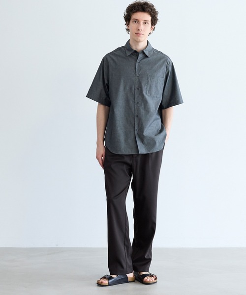 coca（coca）（コカ）の「ポリエステルツイルワンタックテーパードパンツ（スラックス・メンズ・グレー/ブラック・L/XL/M）」の8枚目の写真