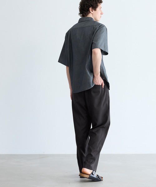 coca（coca）（コカ）の「ポリエステルツイルワンタックテーパードパンツ（スラックス・メンズ・グレー/ブラック・L/XL/M）」の10枚目の写真