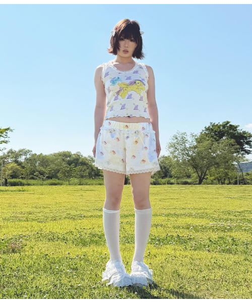 youthbath(ユースバース)の「YB x Motka Lace Slip Shorts(その他パンツ・レディース・その他・FREE)」の6枚目の写真