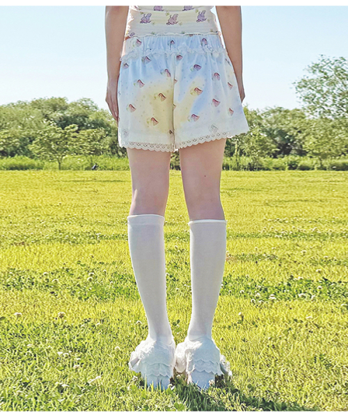 youthbath(ユースバース)の「YB x Motka Lace Slip Shorts(その他パンツ・レディース・その他・FREE)」の2枚目の写真